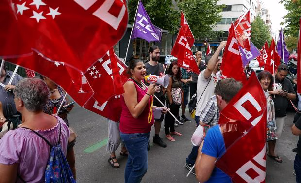 Trabajadores y trabajadoras de Konecta